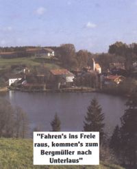 Landgasthof Bergm&uuml;ller in Feldkirchen-Westerham liegt in der Natur und n&auml;he des Badesee Lauser Weiher